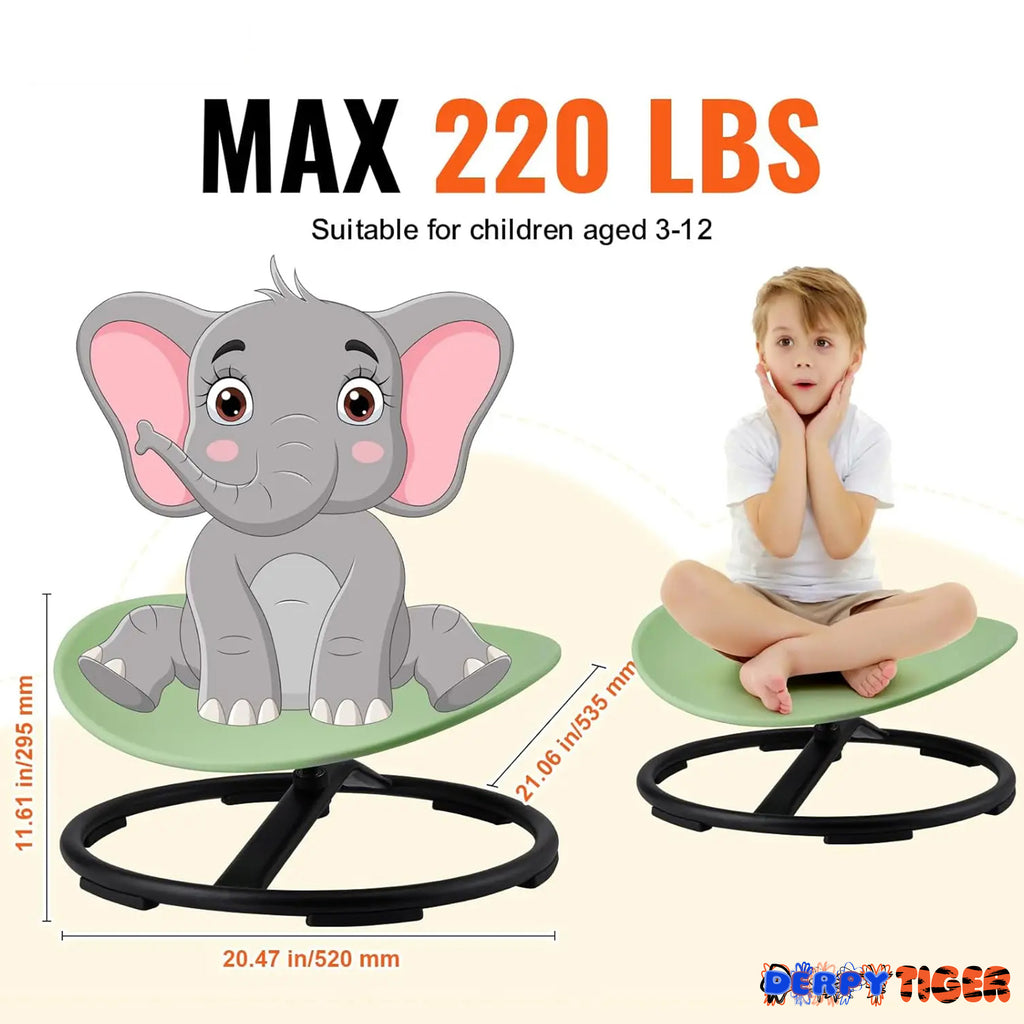 Sensory Swivel Chair 220 LB Capacity Kids Swivel Toy