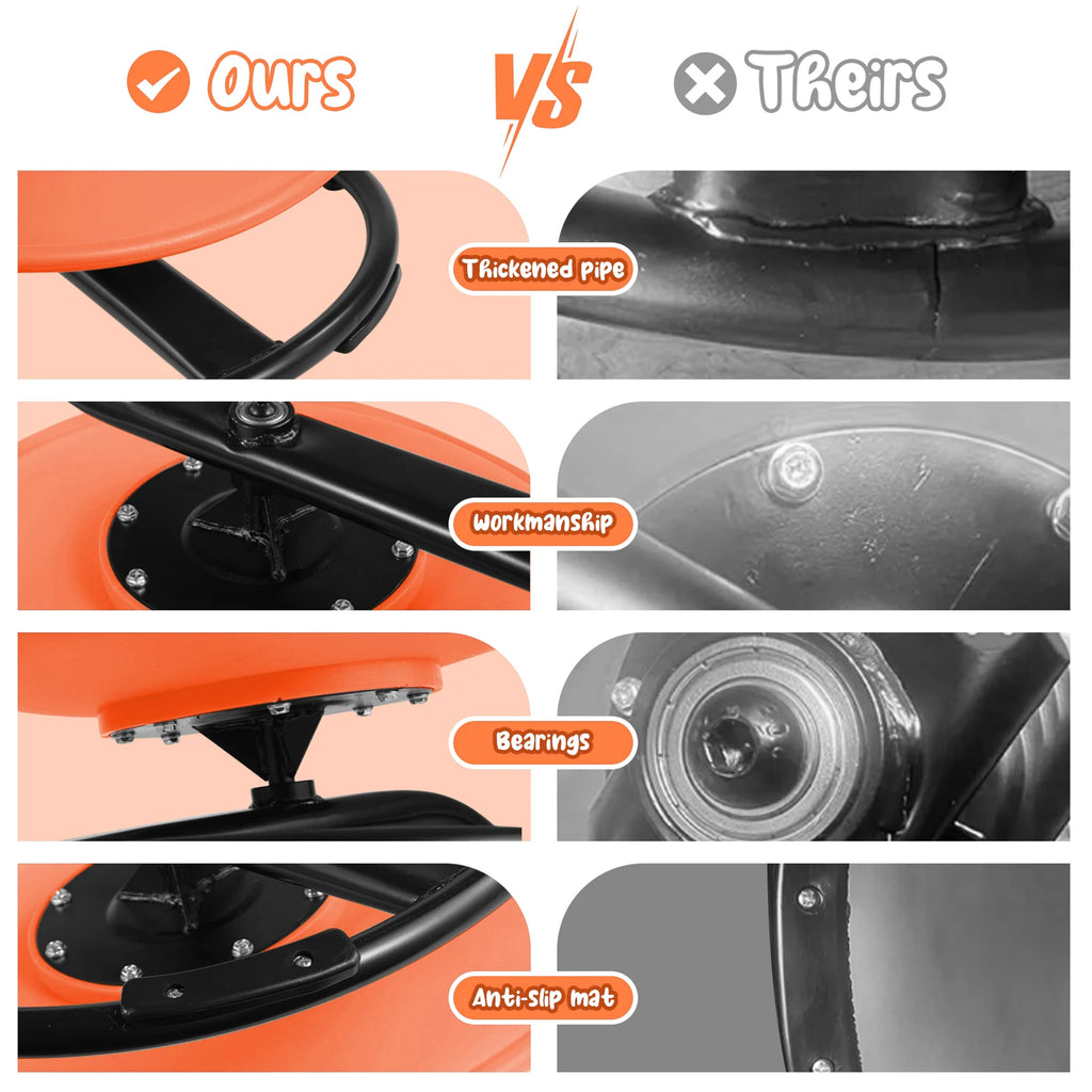 Sensory Swivel Chair 220 LB Capacity Kids Swivel Toy