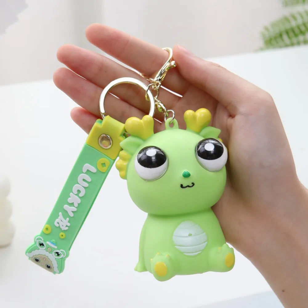 Exploding Critters Keychain Animal Sensory Toys | Stress Relief for Adults