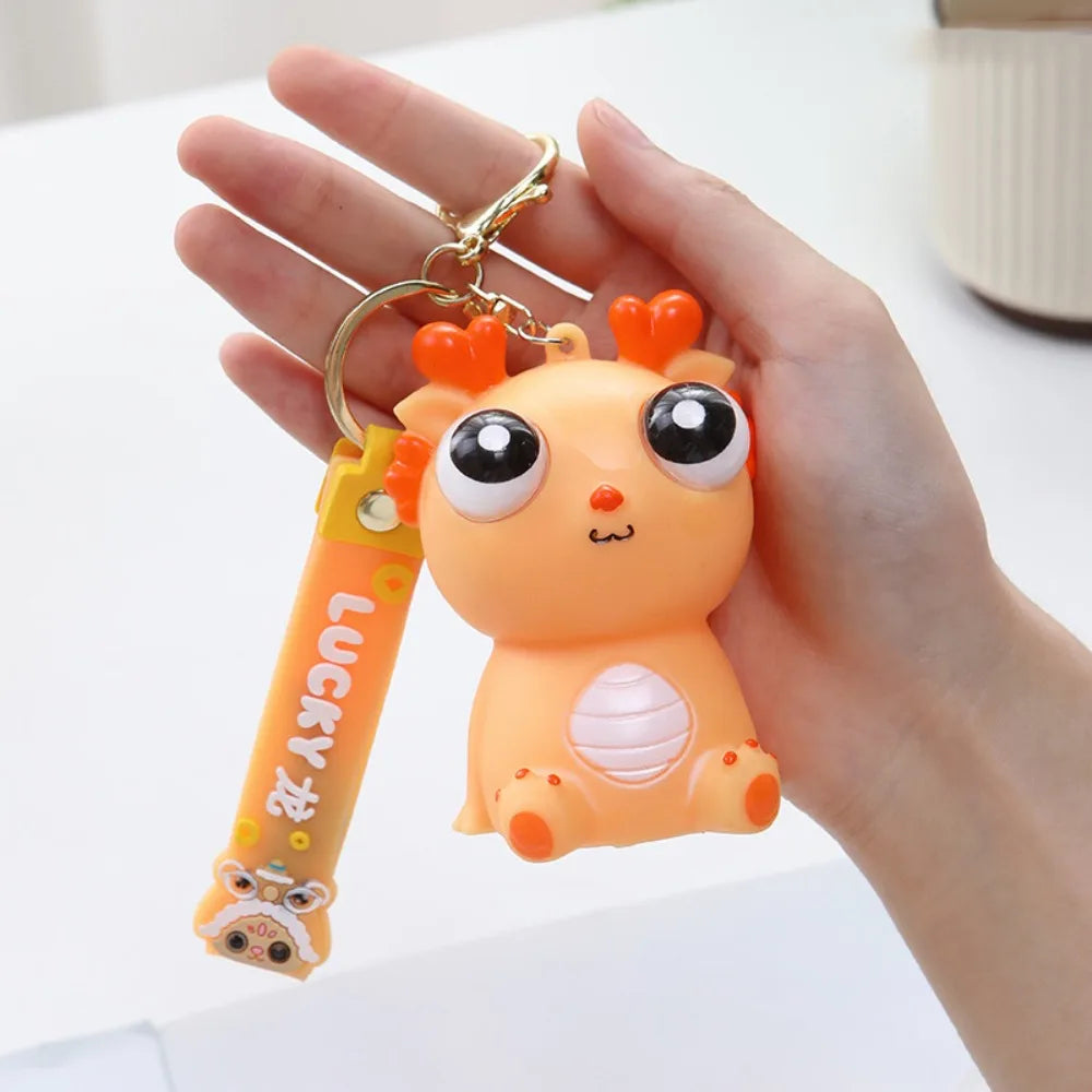 Exploding Critters Keychain Animal Sensory Toys | Stress Relief for Adults
