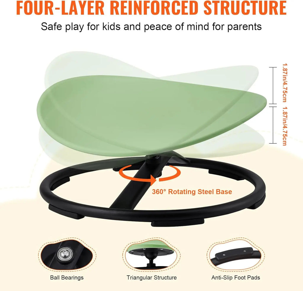 Sensory Swivel Chair 220 LB Capacity Kids Swivel Toy