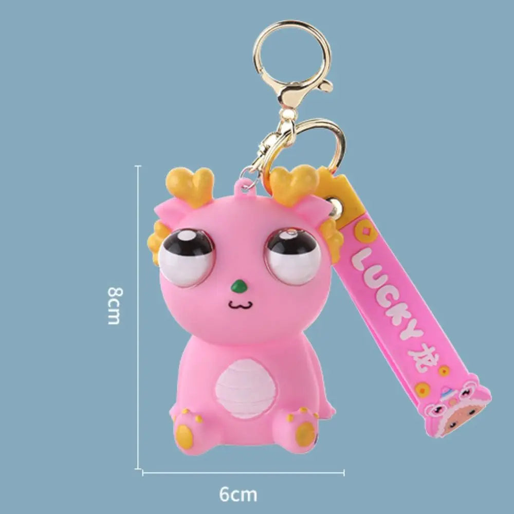 Exploding Critters Keychain Animal Sensory Toys | Stress Relief for Adults