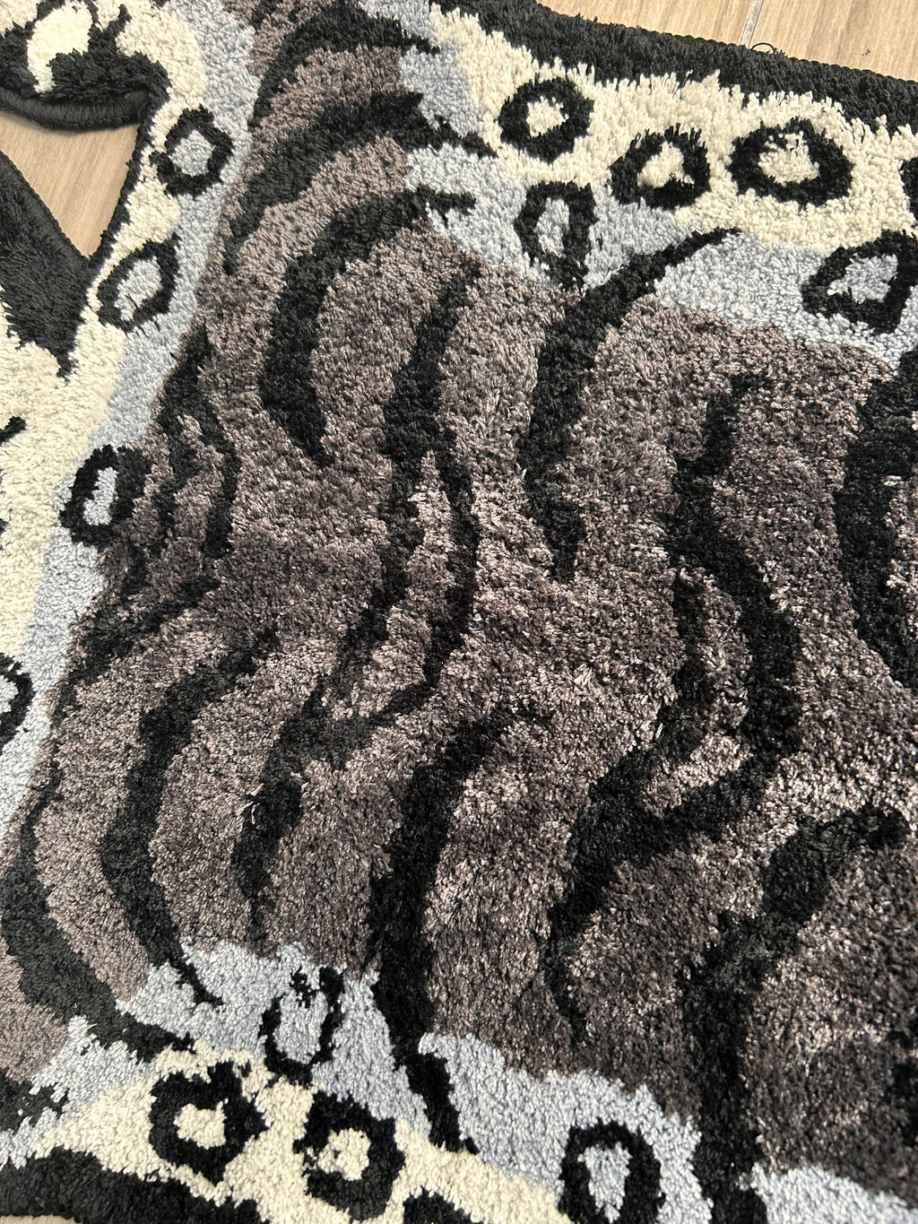 Plush Tiger Rug for Bathroom, Bedroom, Living Room | Tibetan Tiger Rug 60CM X 100CM