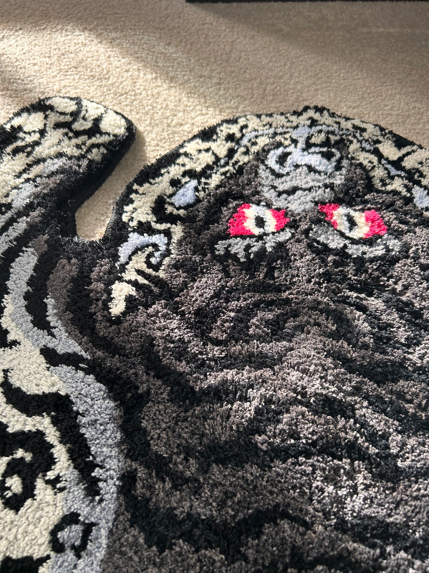 Tiger Shaped Rug for Bedroom, Living Room, Office Area | Tibetan Tiger Area Rug 60CM X 100CM