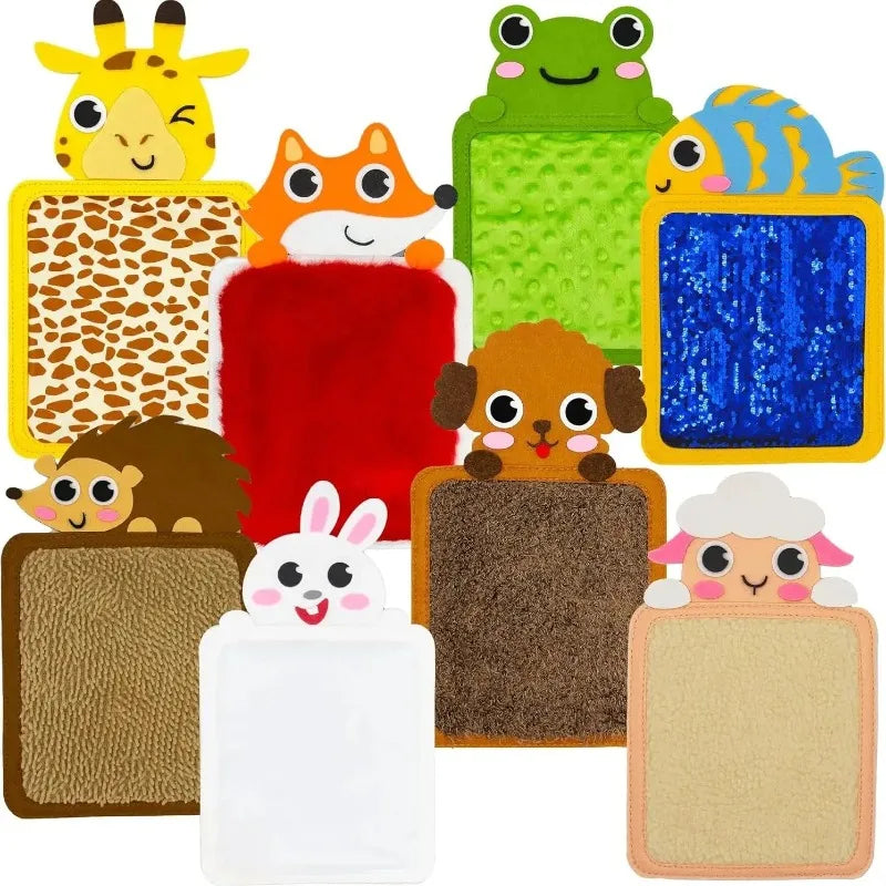 Multi-functional Animal Sensory Pads, Montessori Sensory Toys for