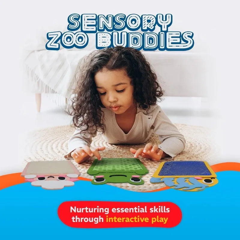 Multi-functional Animal Sensory Pads, Montessori Sensory Toys for