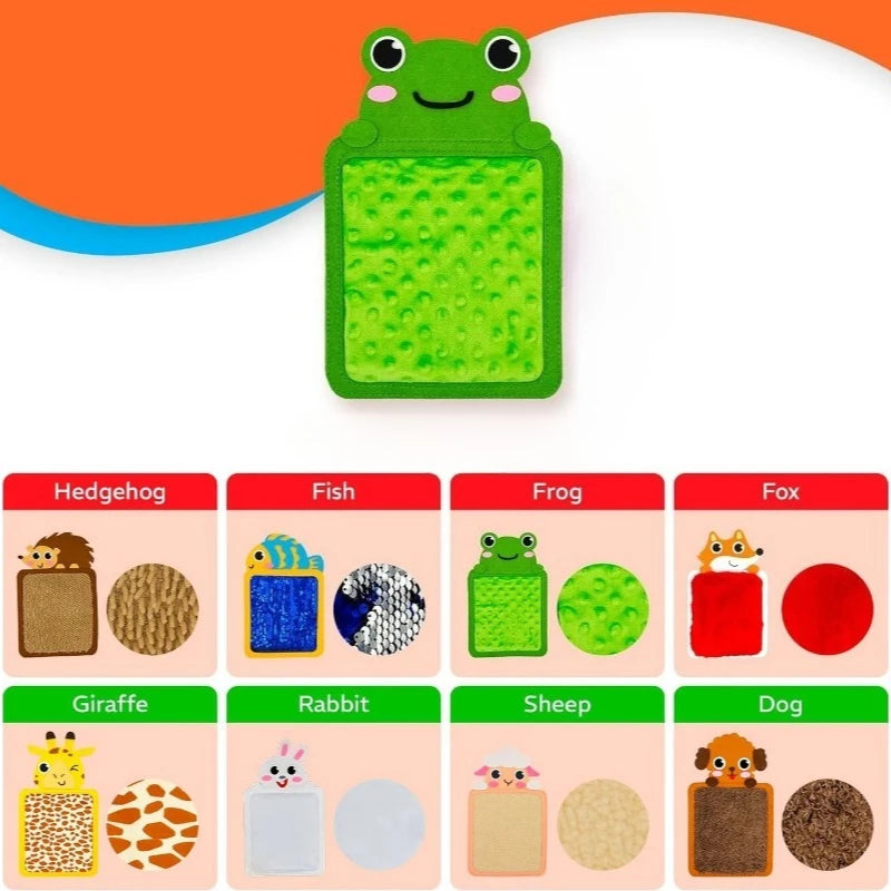 Multi-functional Animal Sensory Pads, Montessori Sensory Toys for