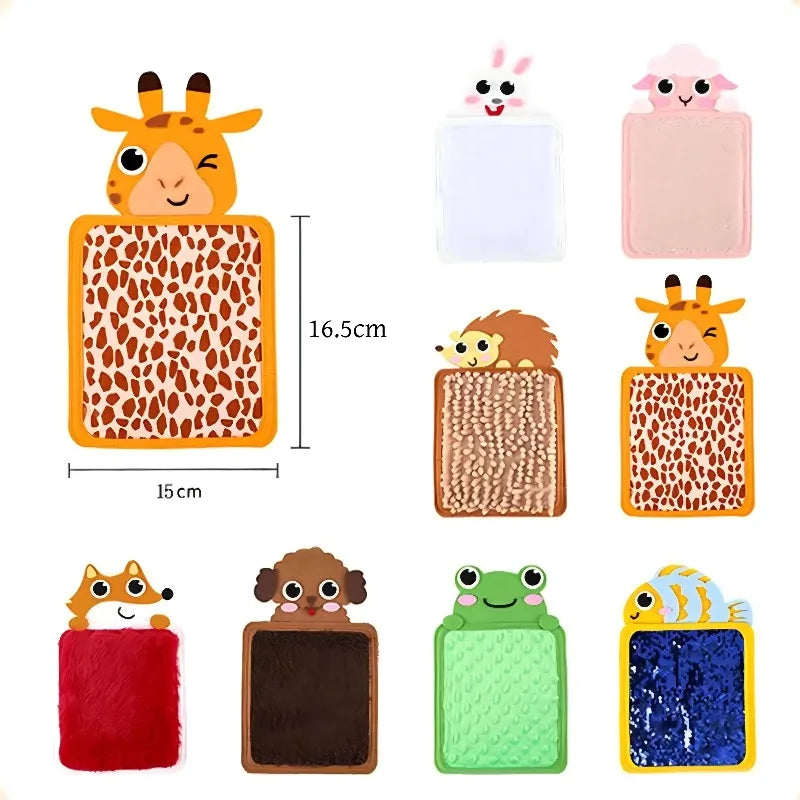 Multi-functional Animal Sensory Pads, Montessori Sensory Toys for