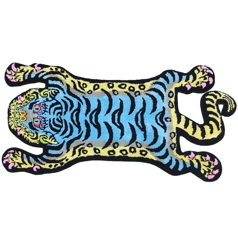 Plush Tiger Rug for Bathroom, Bedroom, Living Room | Tibetan Tiger Rug 60CM X 100CM