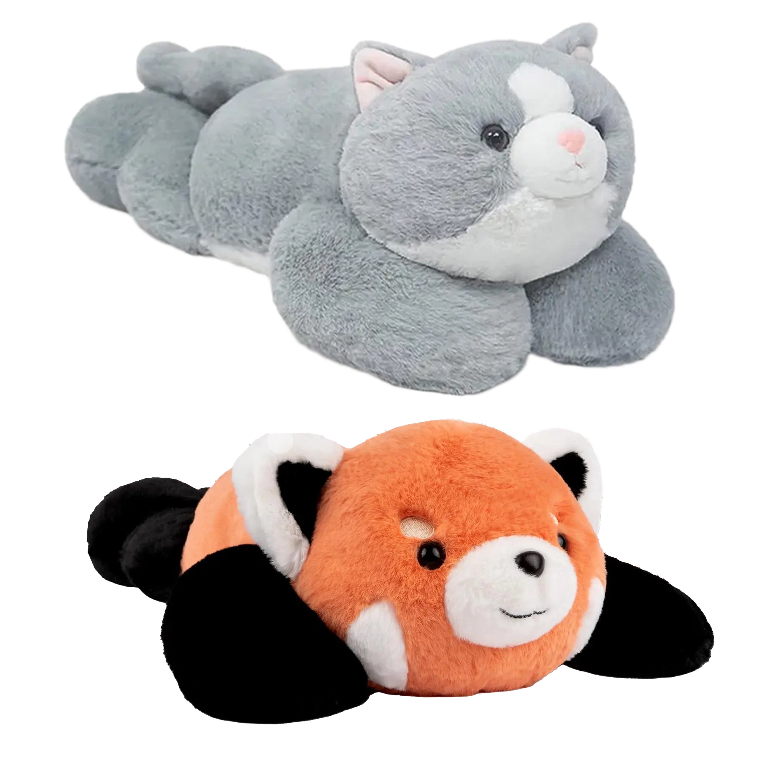 High Quality 3.3 lb Weighted Red Panda / Kitty Plush for Adult Gifts