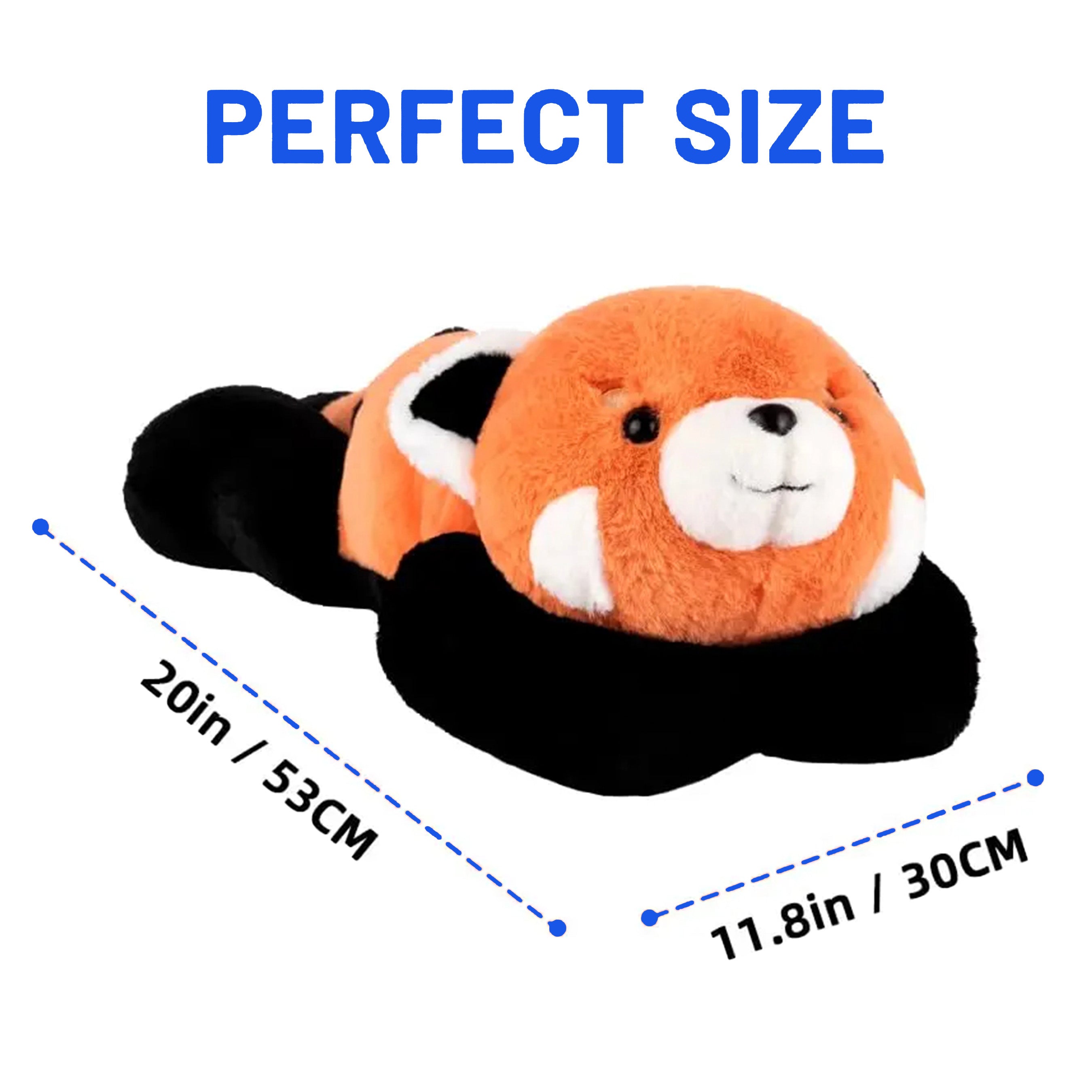 High Quality 3.3 lb Weighted Red Panda / Kitty Plush for Adult Gifts